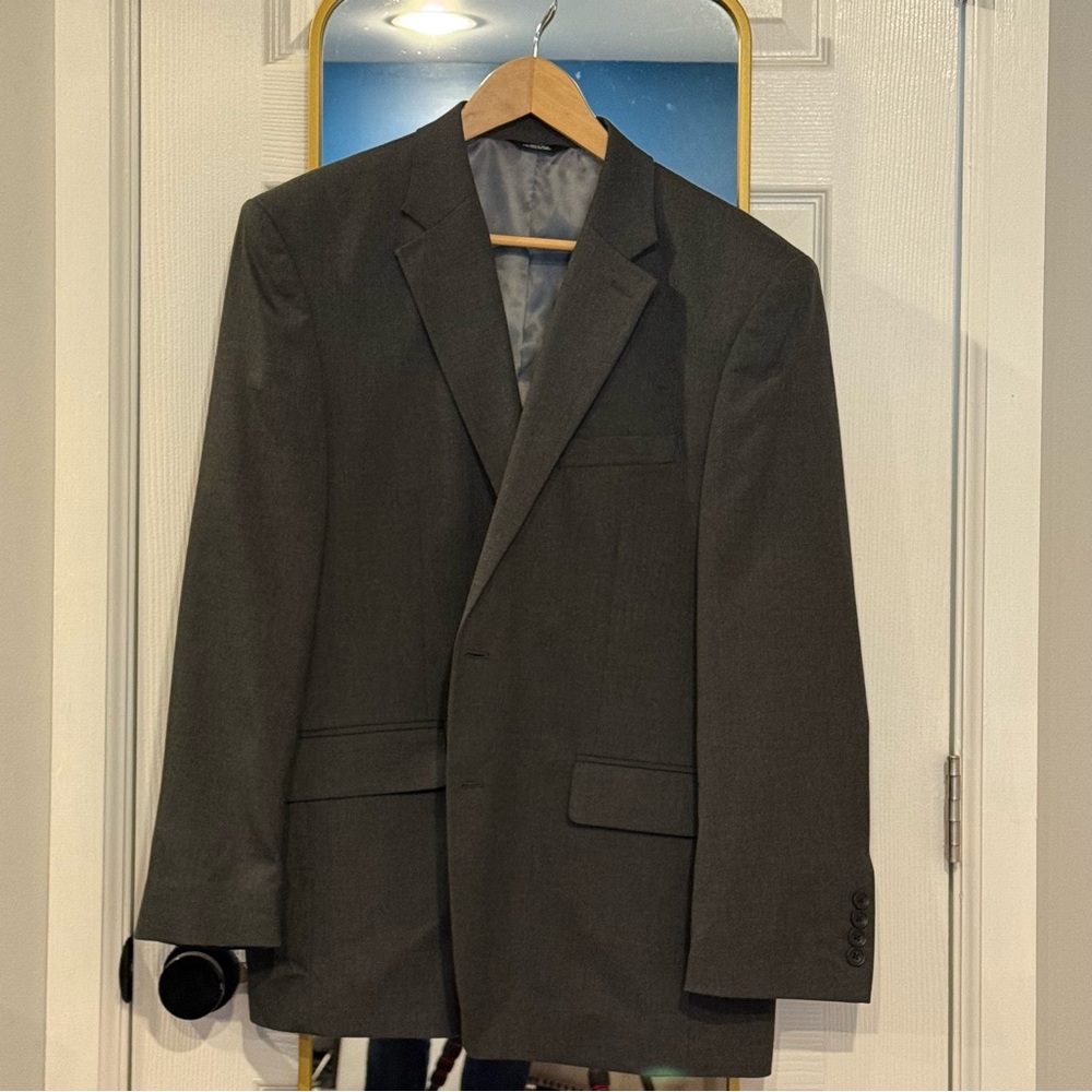 Haggar Men's Dark Gray Sport Coat